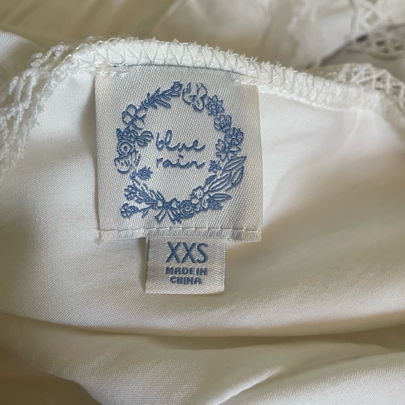 Blue rain boutique White lace boutique dress XXS - Picture 8 of 8